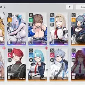 Chaos Zero Nightmare |Starter account 🎮|Level 5 🌟|Haru, Orlea, Yuki, Narja ⭐️|Selector active ✨| 55734779