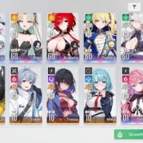 Chaos Zero Nightmare |Level 56 🎮|12 SSR ⭐️|20000 💎|Olga E2, Arabella +S, Diana E1, Tiphera +S, Narja, Tenebria, Nine| 78225895