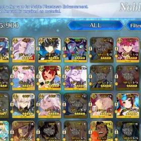 フェイトグランドオーダー ⭐ [ NA ] 413 WNP 💥 40 X NP5 SSR's + 10 X NP4 SSR's + 14 X NP3 SSR's +8 X MLB Kaleid Scopes