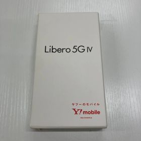 スマートフォン本体 128GB SIMフリー Libero 5G IV A302ZT ブルー Y!mobile