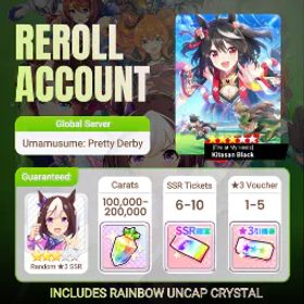 ウマ娘プリティーダービー GLOBAL | 102K Carats + SSR Kitasan Black