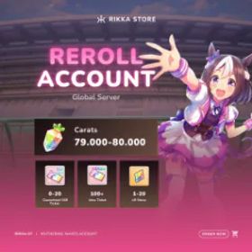 ウマ娘プリティーダービー ☆ Global | 53000 Carrats | 6x Guaranteed SSR Ticket | 6x 3☆ Uma Ticket | DM For Catalog
