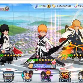 ブリーチブレイブソウル BB0250[GLOBAL Server]76000-78000 Spirit Orbs| 280-350 of Lv 200 5/6-star characters