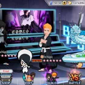 ブリーチブレイブソウル #BBS206 [GLOBAL] BP ALL 1,2M | RANK 194 | 18 Char 5/5, MT 7 | 286 Character *6 | NEW Ikkaku 5/5, TYBW Aizen 5/5, TYBW Shusui 5/5 | Daddy Ichigo 4/5