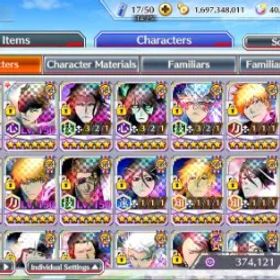 ブリーチブレイブソウル Global 40K orbs💎🟣6 MT including New aizen, ichigo,shunsi and bbs tickets