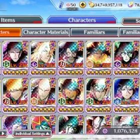 ブリーチブレイブソウル BBS244 Global | 78.078 Orbs | 9999+ Summon Ticket | 9Mill++ Potion