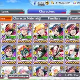 ブリーチブレイブソウル Global|BP 737K+1K CC|50K Orb|TYBW26 Gremy,Aizen,ShunSui,Bambieta,11th GrimJow,NewIchigo,Etc|1k Summon+6,5K AccTic|KlabID|BBS3040