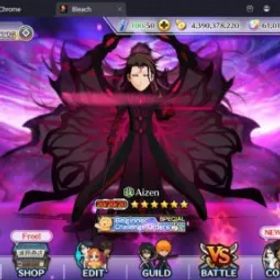 ブリーチブレイブソウル Global |1M BP+61K Orb|End Game|9K+ Acc Ticket|ByakuyaTYBW26|Aizen,Grimmjow 11th|IchigoTYBW25|Gremmy9th|KlabID|Check SS BBS1074B