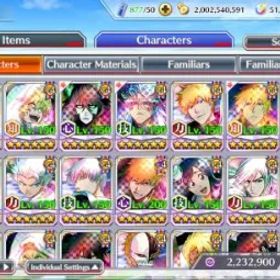 ブリーチブレイブソウル Global|51K Orb|Side Story Hard|TYBW26 Robert,Gremy,11th Ulquiora,GrimJow,New Ichigo,10th Ichigo,etc)|4,6K AccTic|KlabID|BBS3071