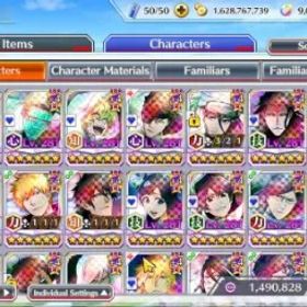 ブリーチブレイブソウル Global|BP 1,7M+1,2K CC|Fresh All Story|14MT|TYBW RefVer Ichigo,4 TYBW26,Et,3Aniv 11th,etc)|26 Char 5/5+6K AccTic|KlabID|BBS3065