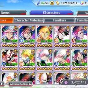 ブリーチブレイブソウル Global|51K Orb|TYBW26 Gremmy,11th GrimJow,10th Rukia,Ichigo,Renewd Byakuya,Aizen,Duo Crescent,Etc|5K AccTic|Klab ID|BBS3064