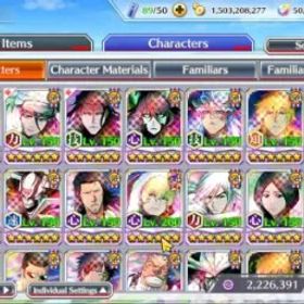 ブリーチブレイブソウル Global|50K Orbs|TYBW26 Byakuya,Rukia,11th Aizen,Ulquiora,GrimJow,10th Ichigo,Renewd Byakuya,Etc|4,8K AccTic|Klab ID|BBS3031