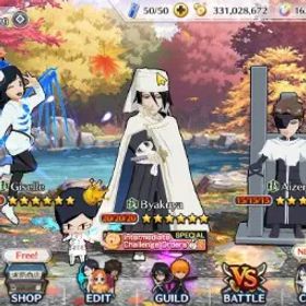 ブリーチブレイブソウル Global |593K BP+16K Orb|Fresh Story|Gremmy,Ichigo,Aizen,Byakuya,Rukia,Giselle,Shunsui TYBW26 | KlabID | BBS1082B