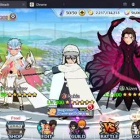 ブリーチブレイブソウル Global |888K BP+56K Orb|6K+ Acc Ticket|End Game|RukiaTYBW26,Aizen11th,Grimmjow11th,Rangiku Sw23,Ichigo Renewed|KlabID| BBS1072B