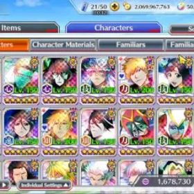 ブリーチブレイブソウル Global|50K Orbs|Avail Main Story Hard|TYBW RefVer Ichigo,TYBW26 Roberth,11th Ulquiora,GrimJow,etc)|6,4K AccTic|Klab ID|BBS3069