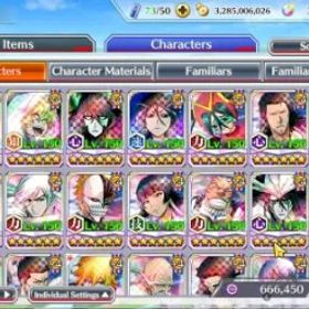 ブリーチブレイブソウル Global|Fresh All Story|TYBW26 Robert,Gremmy,11th Ulquiora,10th Rukia,Stark Fierce,etc)|9,9K Summon+8,4K AccTic|Klab ID|BBS3051