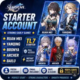 崩壊スターレイル 🌎 NA | Ruan Mei Yanqing Bronya Bailu Archer | TL7