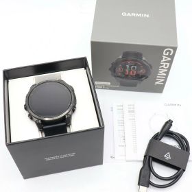 【お買い物マラソン限定クーポン】GARMIN fenix 8 Sapphire AMOLED 47mm 010-02904-27 Ti Carbon Gray DLC/Black スマートウォッチ ガーミン 本体 【中古】