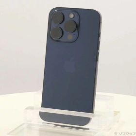 【中古】Apple(アップル) iPhone15 Pro 128GB ブルーチタニウム MTUA3J／A SIMフリー 【276-ud】