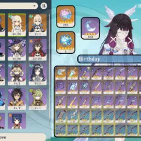原神 #GI0292 [ASIA] [7 Five Stars (Flins Premium Team) + 270 Intertwined Fates] Flins, Columbina, Ineffa, Jean C2