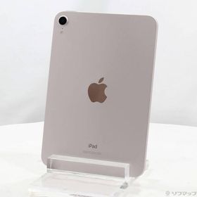 〔中古〕Apple(アップル) iPad mini 第6世代 256GB ピンク MLWR3J／A Wi-Fi〔344-ud〕