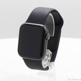 〔中古〕Apple(アップル) Apple Watch Series 6 GPS 40mm スペースグレイアルミニウムケース ブラックスポーツバンド〔297-ud〕
