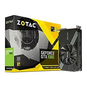 【中古】[ZOTAC] [GeForce GTX 1060 Mini ZT-P10600A-10L 6GB GDDR5 VR Ready Super Compact Gaming Graphics Card] (並行輸入品)