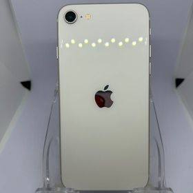 ○美品 SIMフリー iPhoneSE 第3世代 128GB スターライト