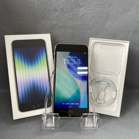 超美品 国内版 SIMフリー iPhoneSE 第3世代 128GB スターライト色