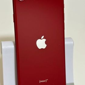 ●未使用品 バッテリー100% SIMフリー iPhoneSE 第3世代 64GB レッド