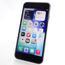 【SIMフリー】iPhoneSE3 64GB ミッドナイト 電池100％ 利用制限〇