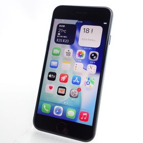 【SIMフリー】iPhoneSE3 64GB ミッドナイト 電池100％ 利用制限〇