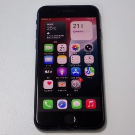 SIMフリー iPhone SE(第3世代) 128GB 電池81% ミッドナイト 送料無料