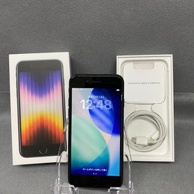 美品 国内版 SIMフリー iPhoneSE第3世代 128GB ミッドナイト色
