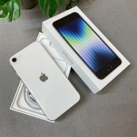 バッテリー 90% iPhone SE3 64GB スターライト 国内版 SIMフリー 送料無料