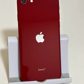 ●バッテリー84% SIMフリー iPhoneSE 第3世代 64GB レッド