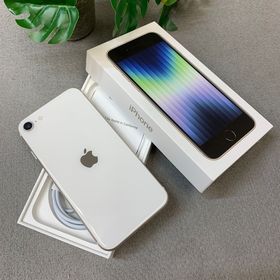 バッテリー 85% iPhone SE3 64GB スターライト 国内版 SIMフリー 送料無料
