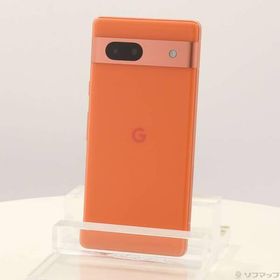 〔中古〕GOOGLE(グーグル) Google Pixel 7a 128GB コーラル GA04438-JP SIMフリー〔258-ud〕