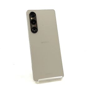 【全額返金保証】【最速発送】Sony Xperia 1Ⅴ 512GB Platinum Silver XQ-DQ44 白ロム 美品 動作確認済