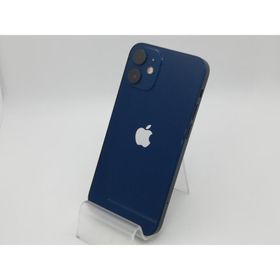 【中古】Apple au 【SIMロック解除済み】 iPhone 12 mini 128GB ブルー MGDP3J/A【スマーク伊勢崎】保証期間１ヶ月【ランクB】