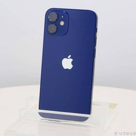 〔中古〕Apple(アップル) iPhone12 mini 128GB ブルー MGDP3J／A SIMフリー〔368-ud〕
