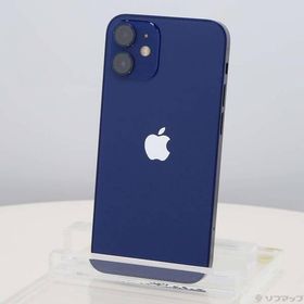〔中古〕Apple(アップル) iPhone12 mini 128GB ブルー MGDP3J／A SIMフリー〔198-ud〕