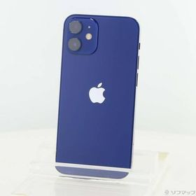 〔中古〕Apple(アップル) iPhone12 mini 128GB ブルー MGDP3J／A SIMフリー〔269-ud〕