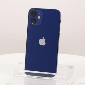 〔中古〕Apple(アップル) iPhone12 mini 128GB ブルー MGDP3J／A SIMフリー〔262-ud〕
