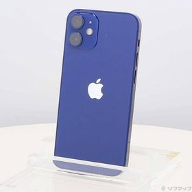 〔中古〕Apple(アップル) iPhone12 mini 128GB ブルー MGDP3J／A SIMフリー〔258-ud〕
