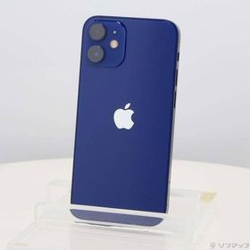 〔中古〕Apple(アップル) iPhone12 mini 128GB ブルー MGDP3J／A SIMフリー〔198-ud〕
