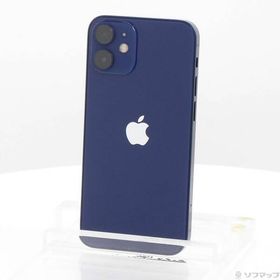 〔中古〕Apple(アップル) iPhone12 mini 128GB ブルー MGDP3J／A SIMフリー〔276-ud〕