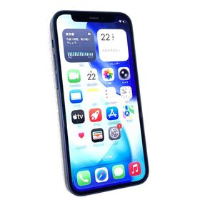 中古 Apple iPhone12 mini 128GB ブルー MGDP3J／A SIMフリー ※赤ロム保証あります