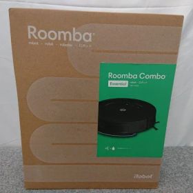 【未使用品】 iRobot ルンバ コンボ Essential robot 掃除機&床拭きロボット Y011060 ブラック Roomba Combo エッセンシャル ロボット掃除機