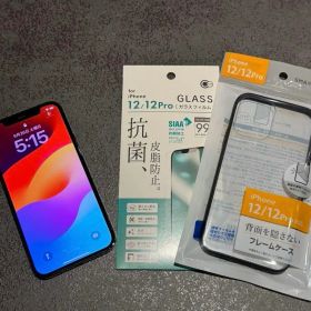 iPhone 12 Pro 256GBグラファイト auキャリア 保護品付き